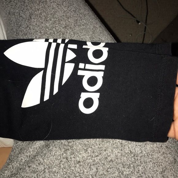 Adidas Logo Leggings Black - Picture 5 of 5